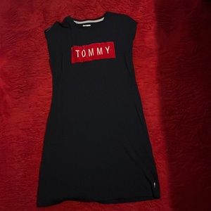 Red and blue Tommy Hilfiger dress